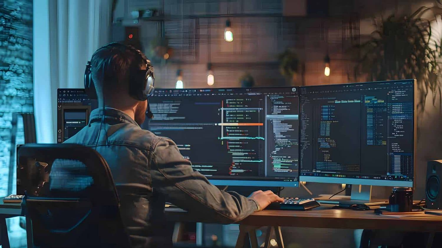 فريق التطوير أثناء العمل